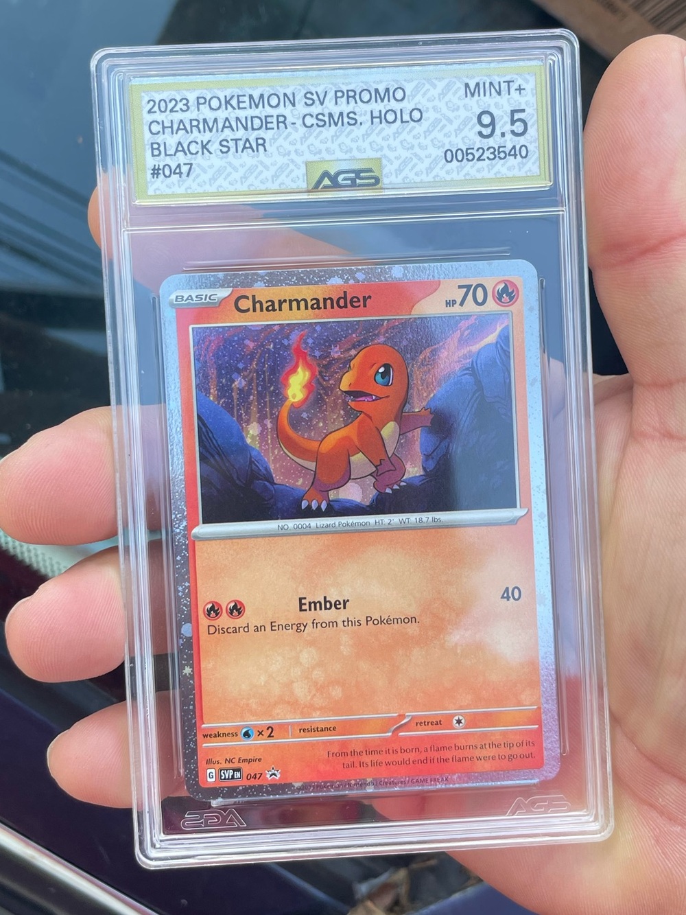 Charmander Holo (Graded 9.5)